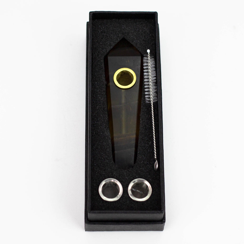 Acid Secs | Yellow Fluorite Crystal Pipe with Choke