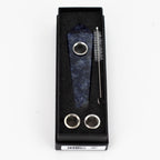 Acid Secs | Grey/Blue Feldspar Crystal Pipe with Choke