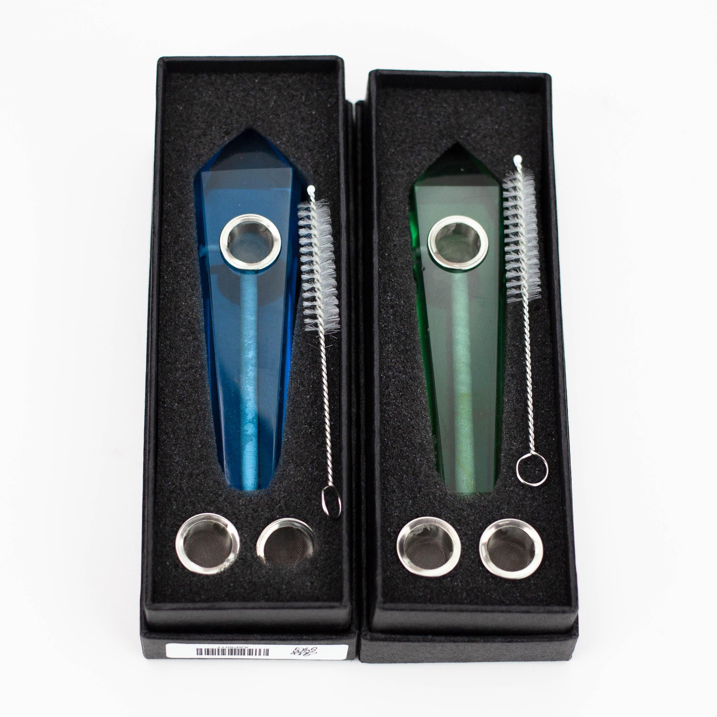 Acid Secs | Transparent Crystal Pipe with Choke Secondary image