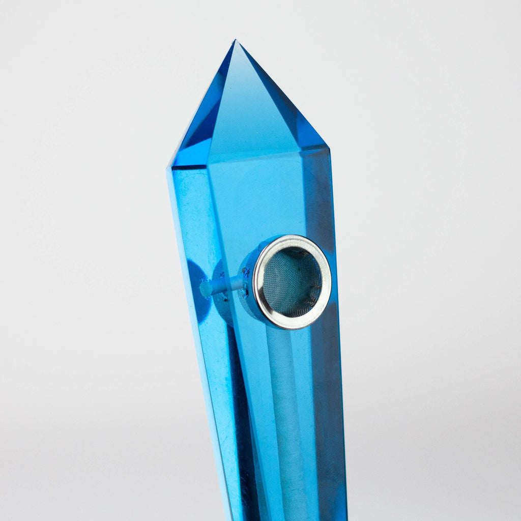 Acid Secs | Transparent Crystal Pipe with Choke