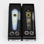 Acid Secs |  Custom Golden Engraving Pipe with Choke