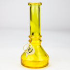 6" heavy color soft glass water bong ( HX4001 )