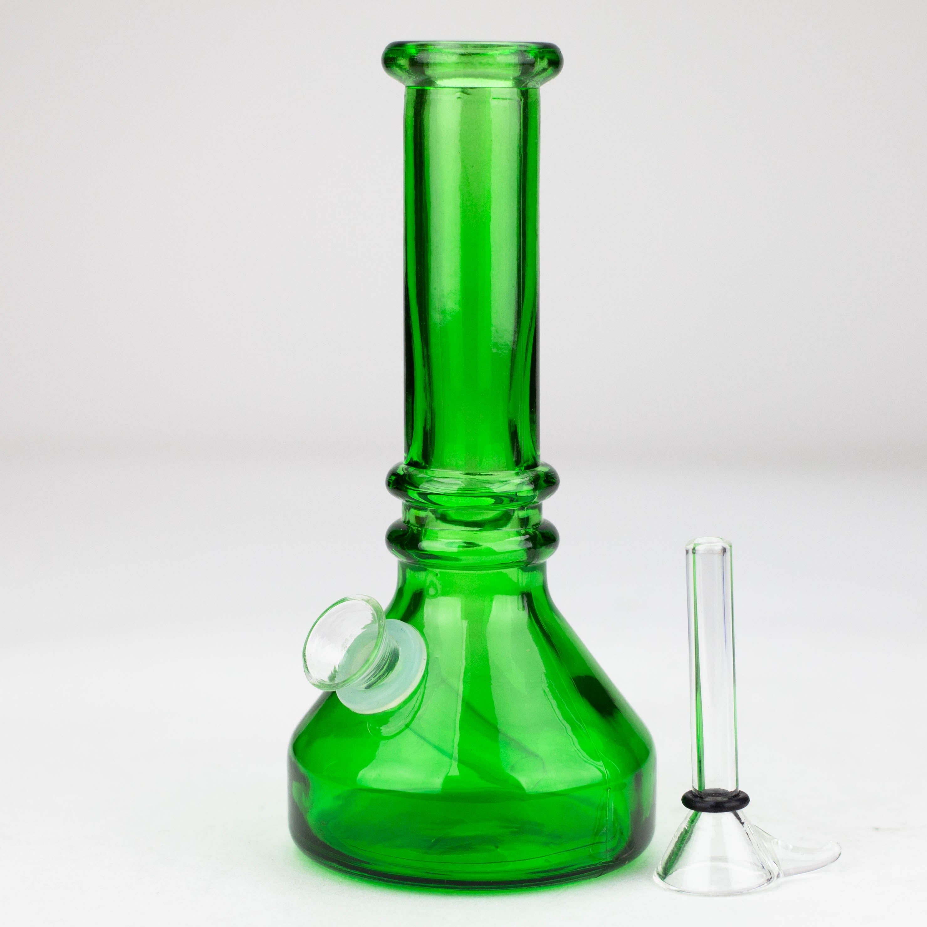 6" heavy color soft glass water bong ( HX4001 ) Secondary image