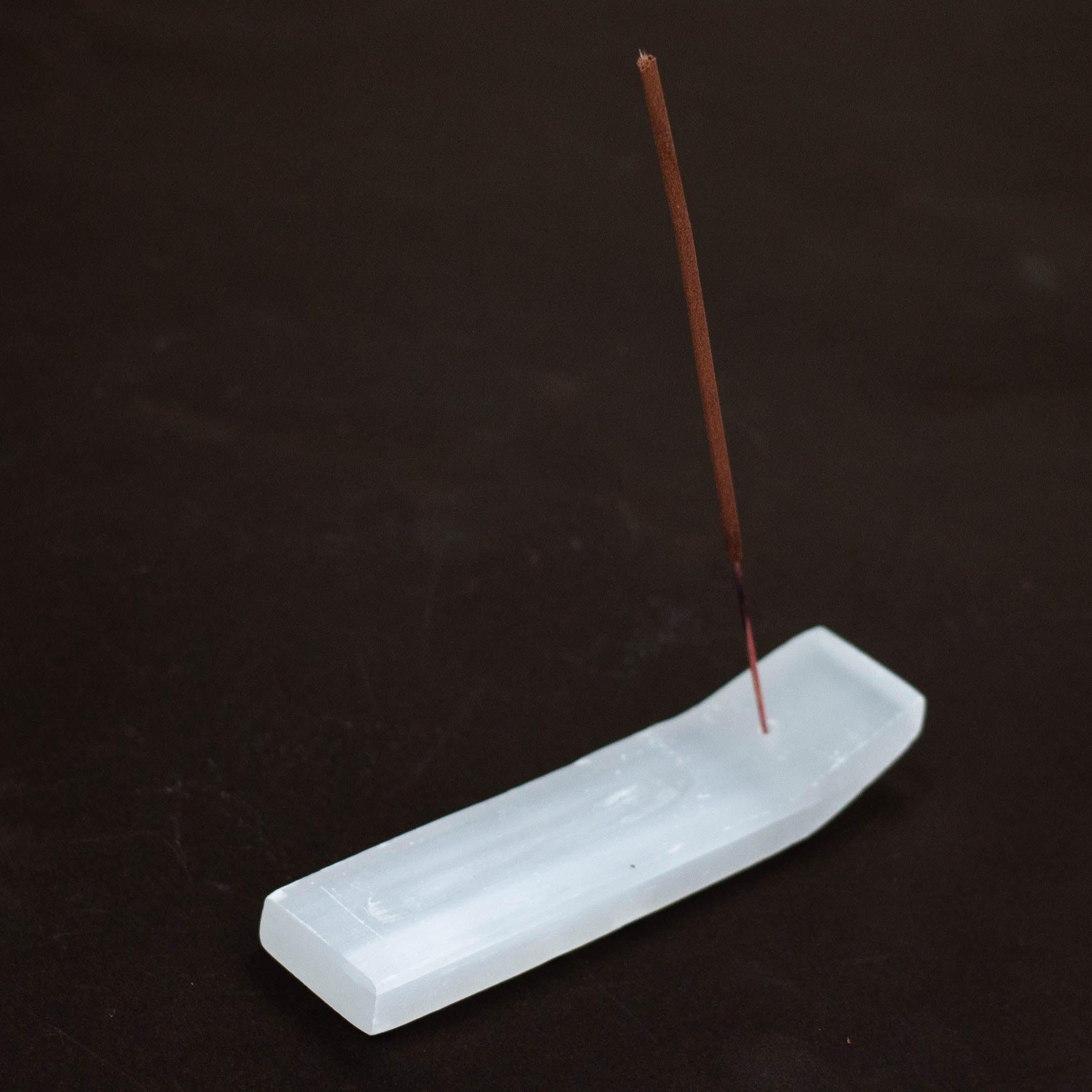 Acid Secs | Selenite Crystal Incense Holder Main image