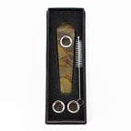 Acid Secs | Apophyllite Stone Crystal Pipe with Choke