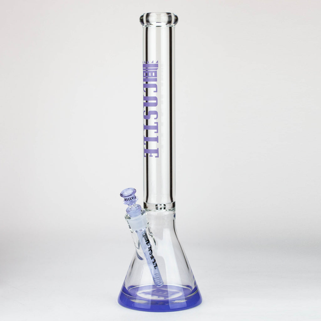 Castle Glassworks | 18" Beaker 9mm Glass bong – Color Logo