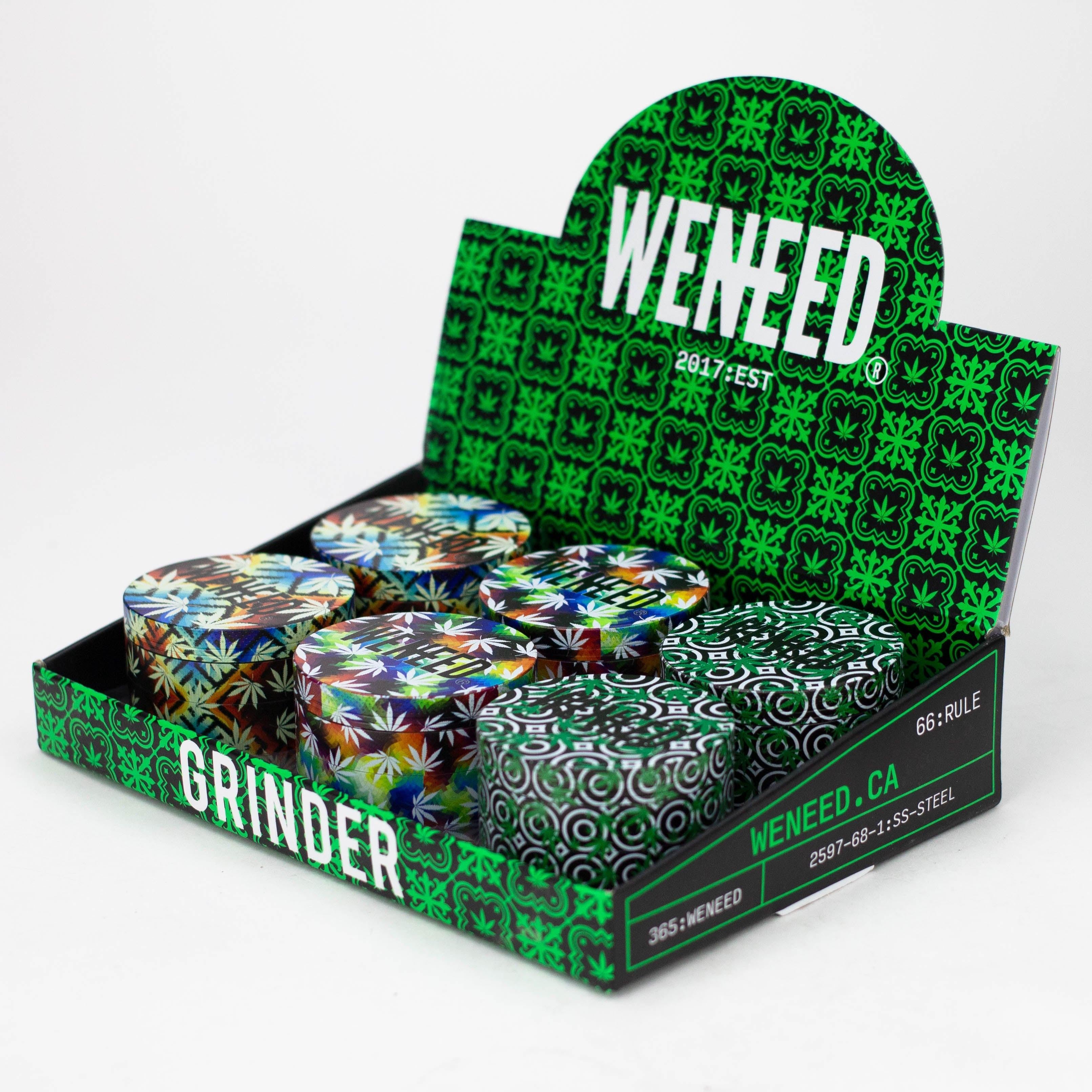 WENEED® | 75mm Leaf Life Grinder 4pts