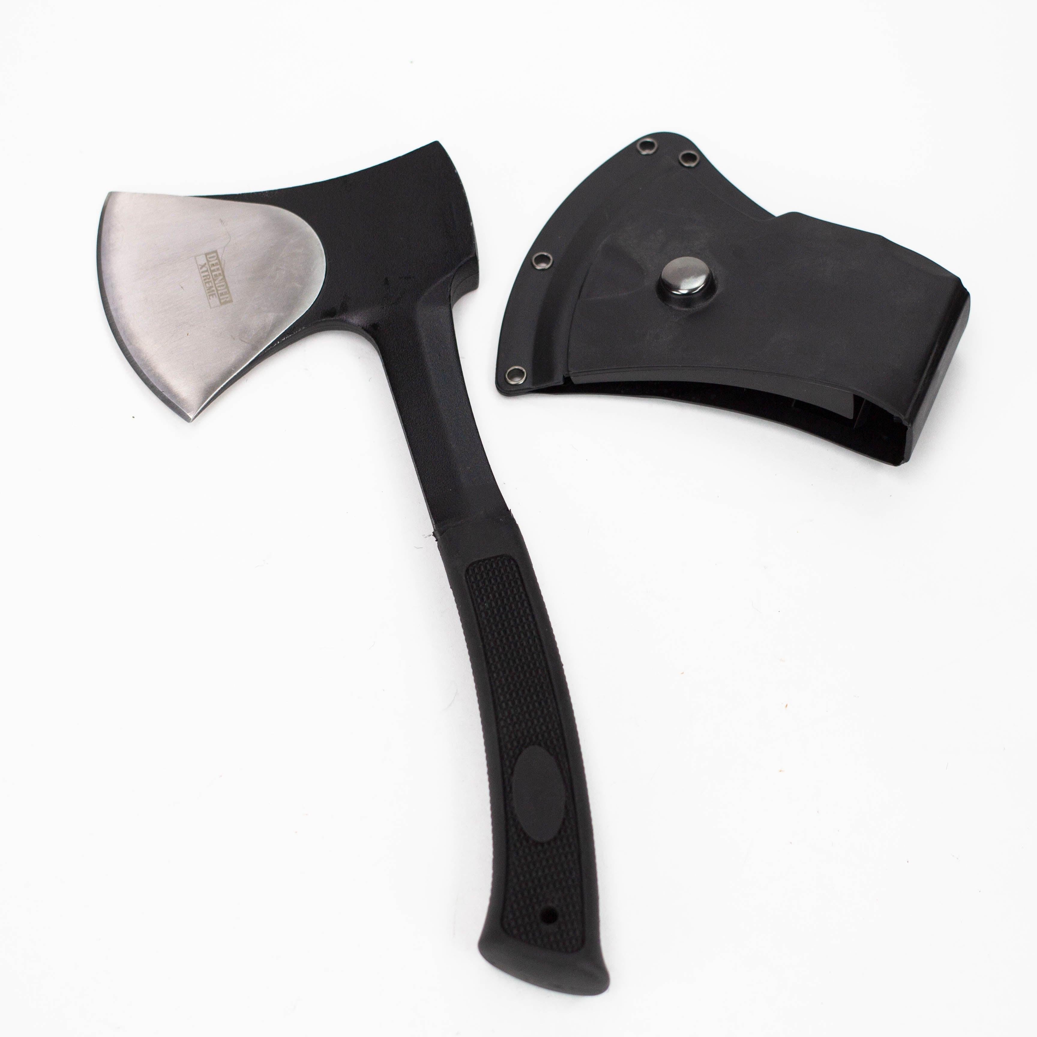 Defender-Xtream | 11" Black Tactical Axe With Sheath (5584) Secondary image