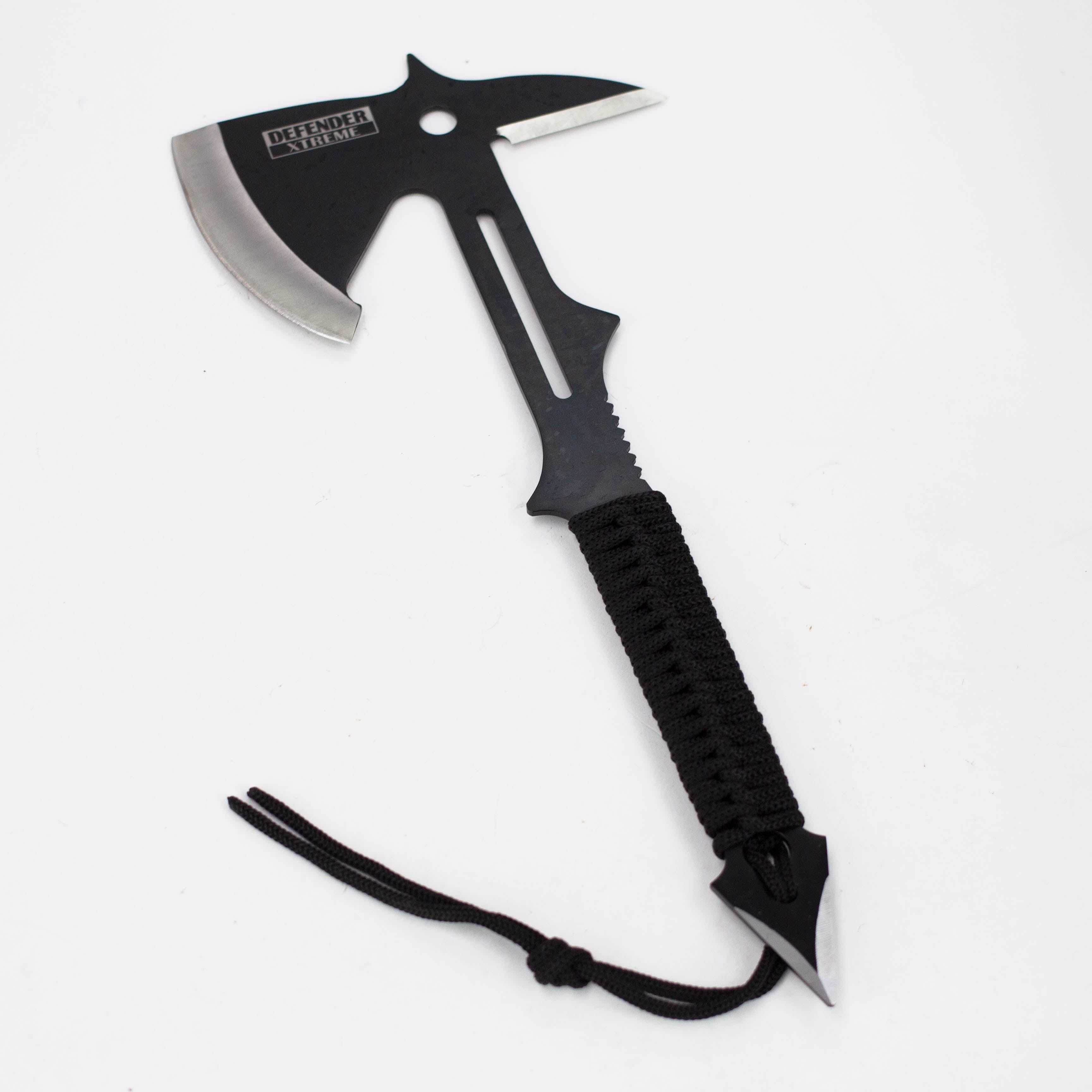Defender-Xtream | 15" Full Tang Hunting Axe Stainless Steel Blade Nylon Handle with Sheath [6784] Main image