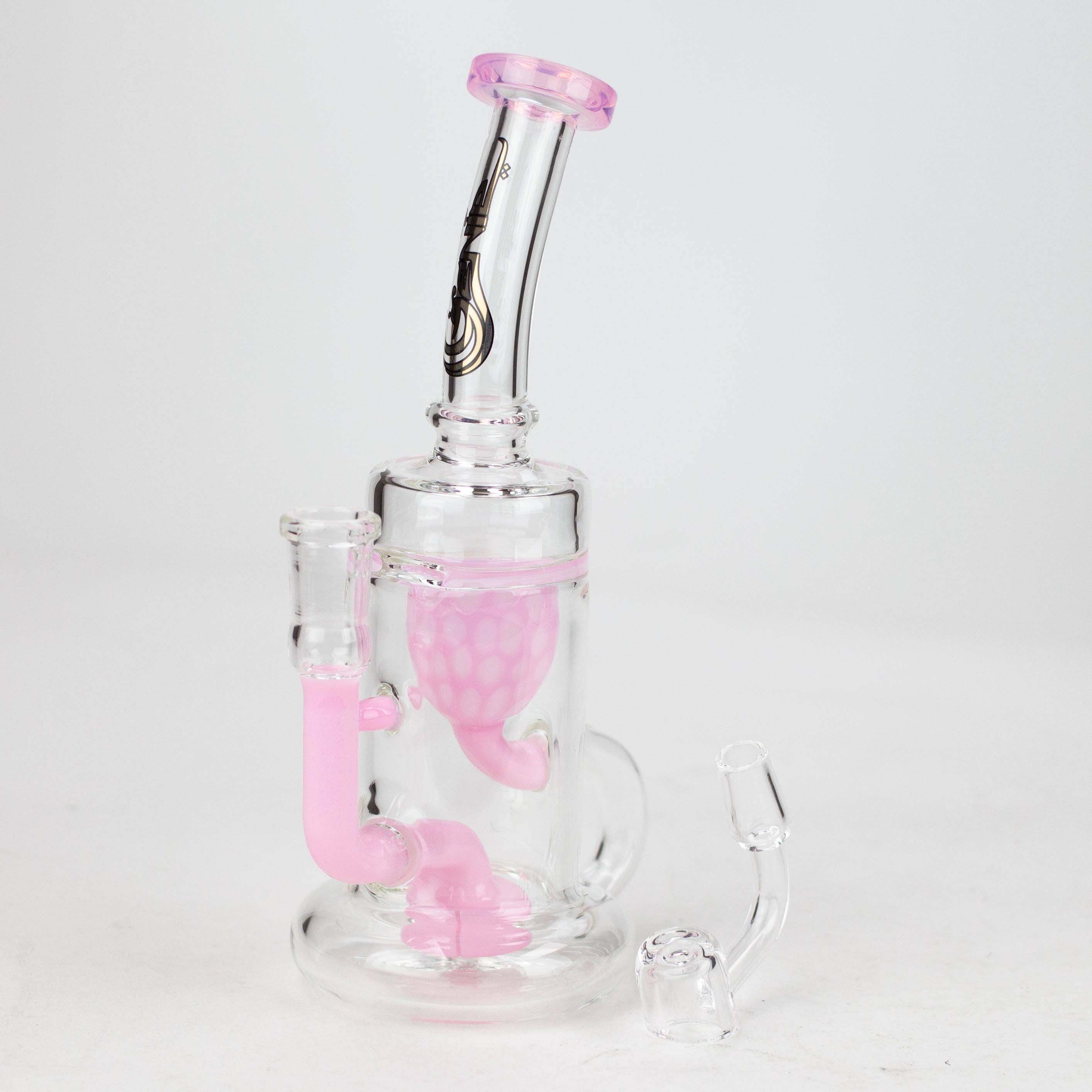 Genie | 9" recycled bubbler with a banger [RY1448] Secondary image