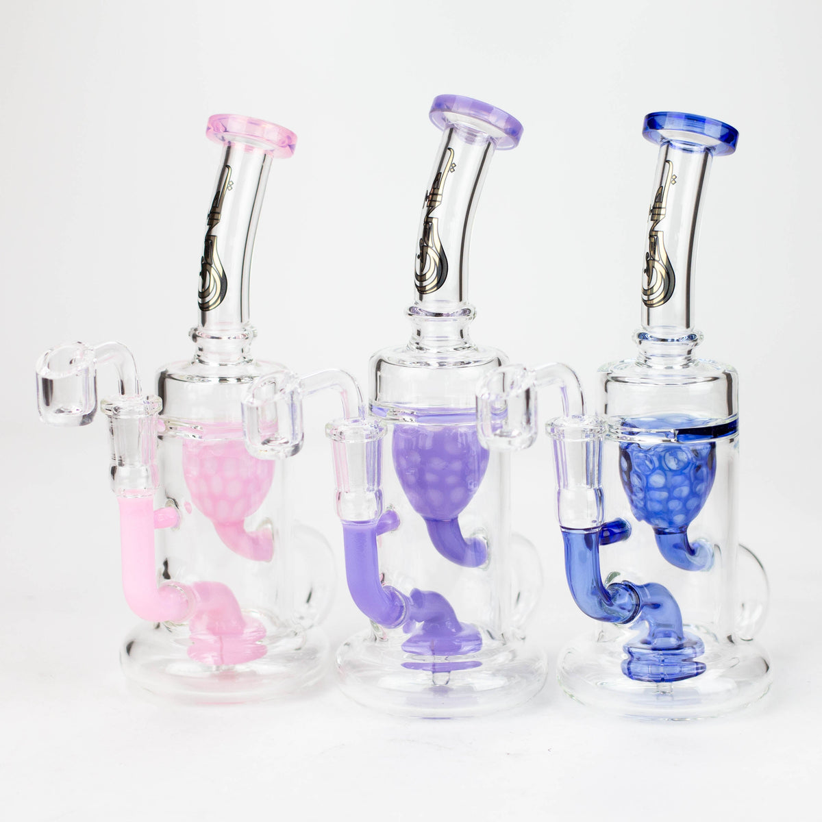 Genie | 9" recycled bubbler with a banger [RY1448] Main image
