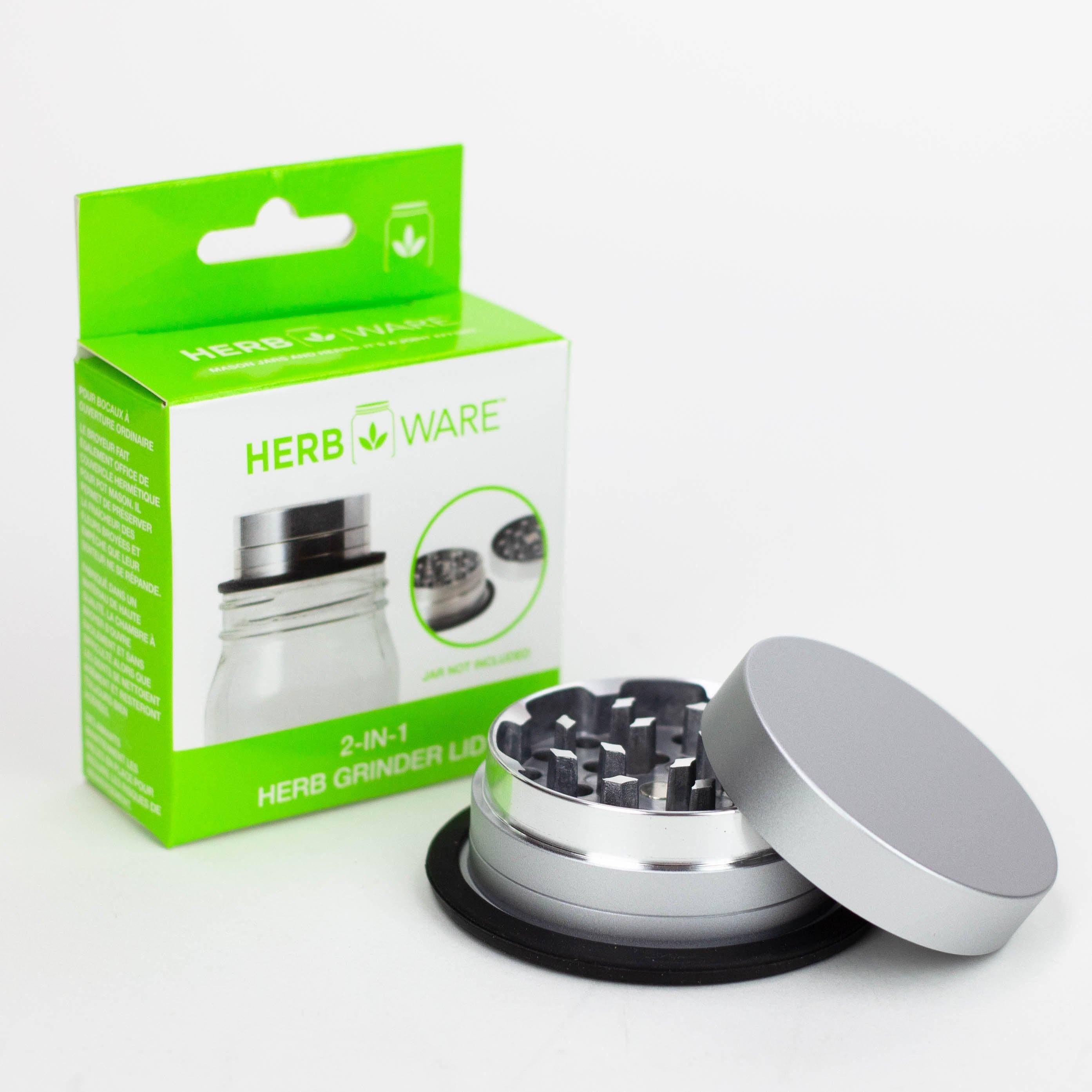 HERBWARE | Mason Jar 2-IN-1 Herb Grinder Main image