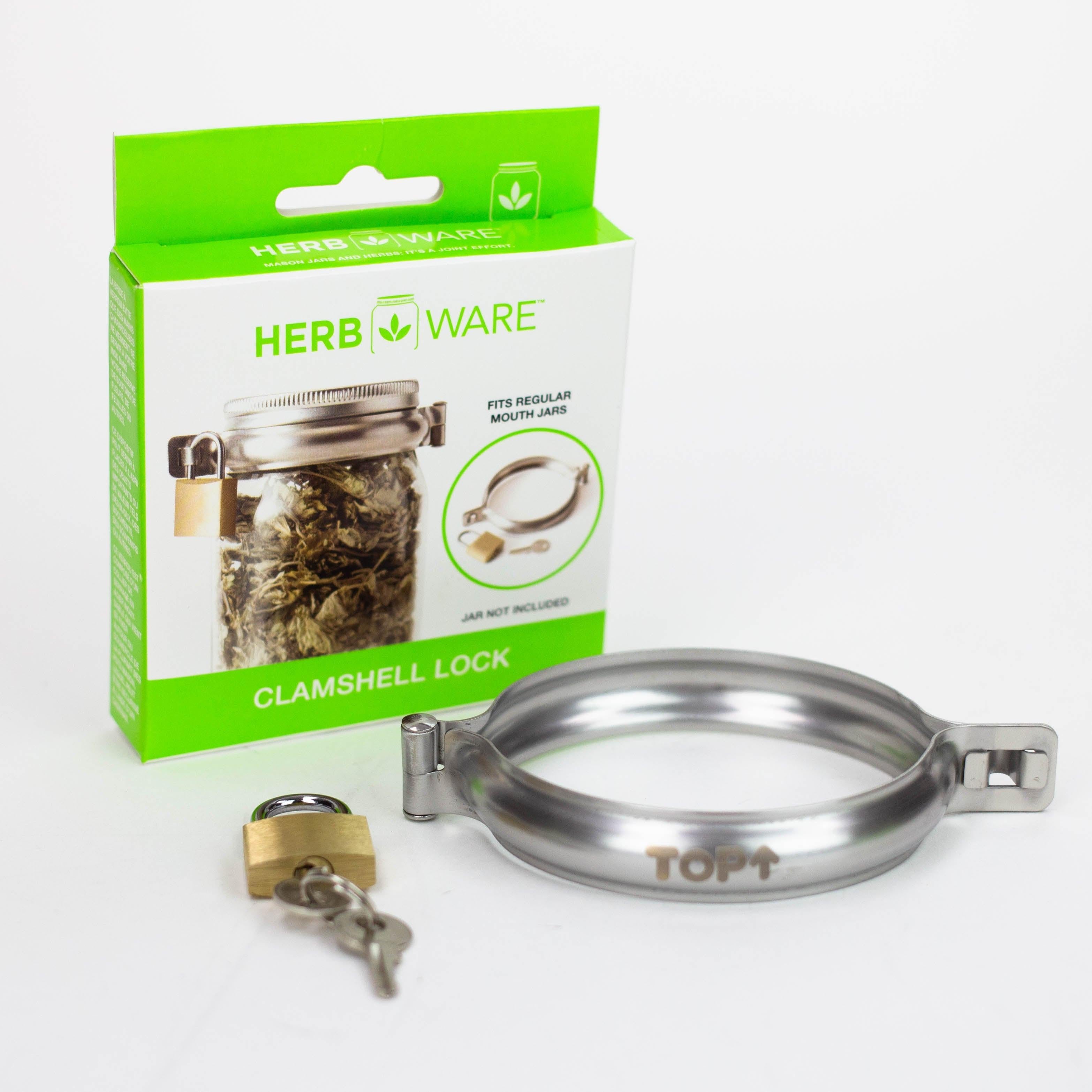 HERBWARE | Mason Jar Pad Lock Main image