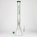 GENIE | 24" 9mm single percolator glass water bong [ GB1905 ]