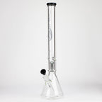 GENIE | 24" 9mm single percolator glass water bong [ GB1905 ]
