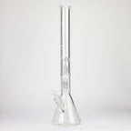 GENIE | 24" Dual 6 arms 9mm glass water beaker bong [GB1906]