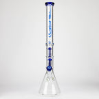 GENIE | 24" Dual 6 arms 9mm glass water beaker bong [GB1906]