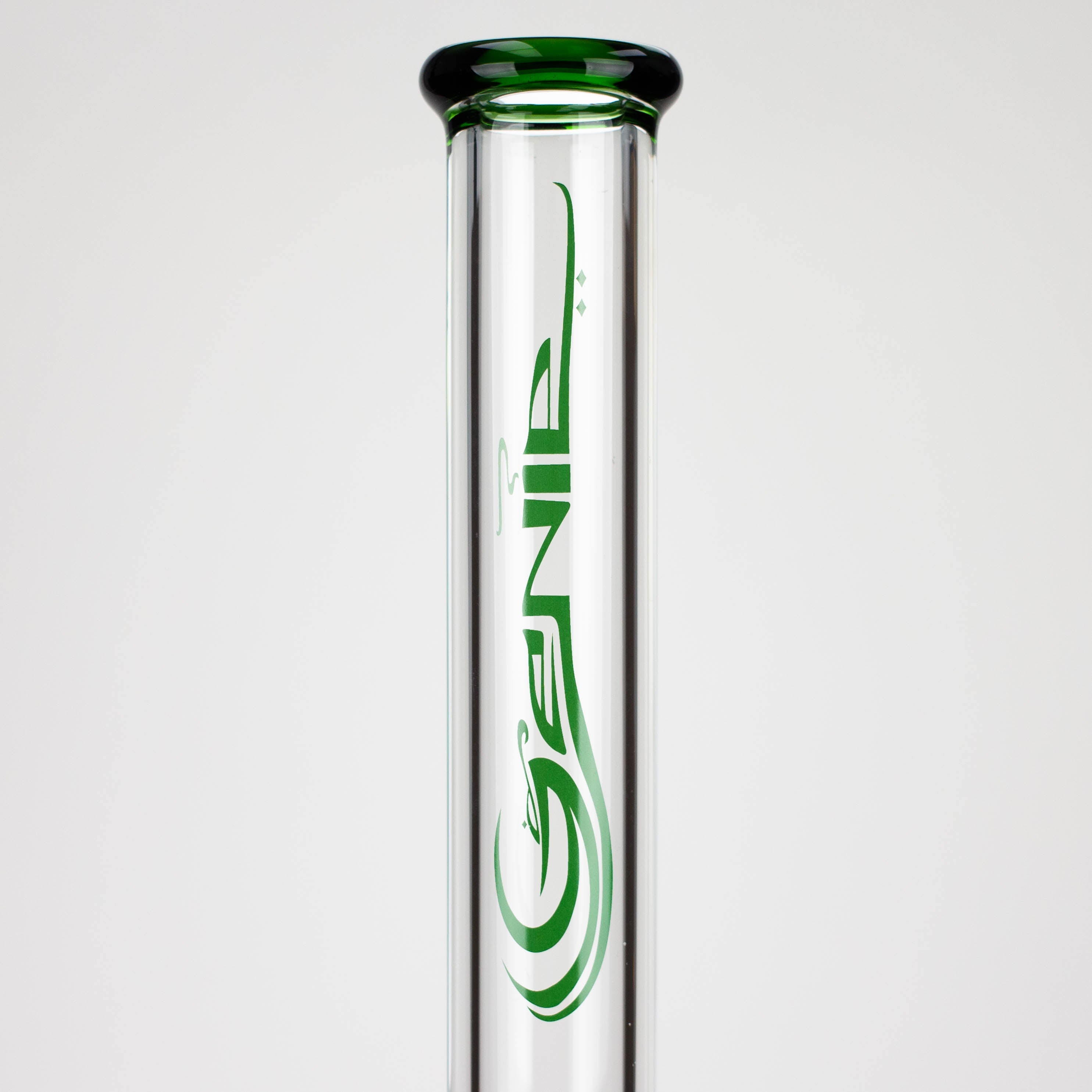 GENIE | 24" 9mm single percolator glass water bong [ GB1905 ] Secondary image
