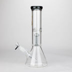 Genie | 12" Genie-Tree arms color accented glass water bong [NS104]