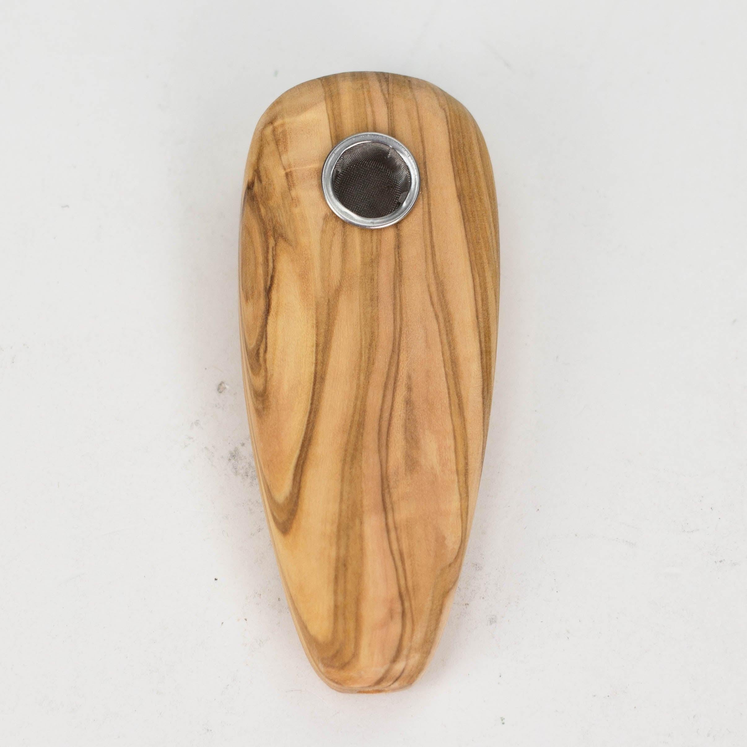 VOW | Olive Wood Simple Pipe/Smoker's Gift