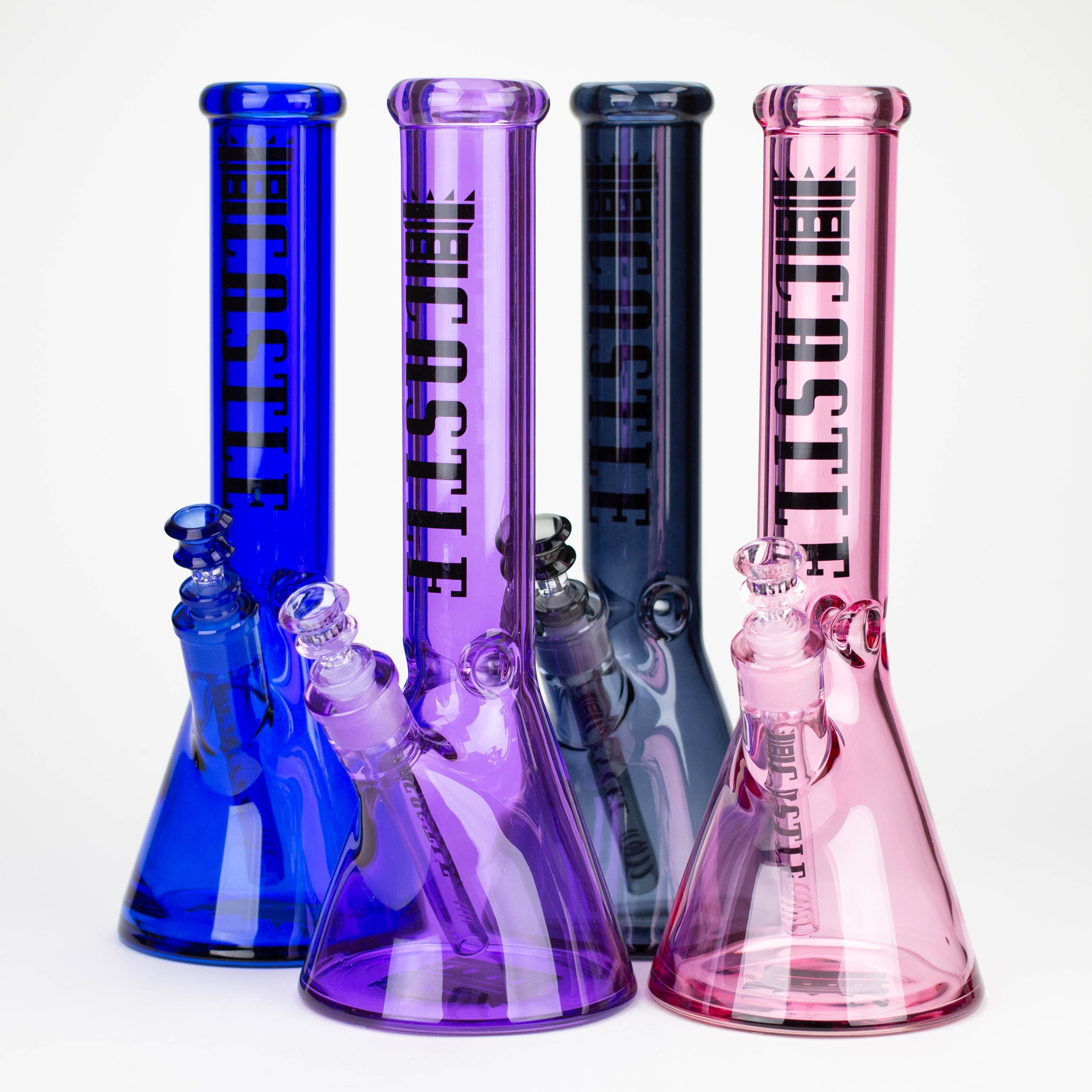 Castle Glassworks | 14" Electroplated Beaker [C-004] Main image