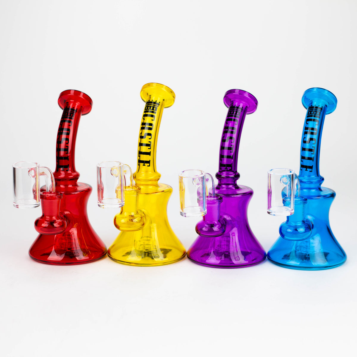 Castle Glassworks | 7" Mini Electroplated Rig Main image