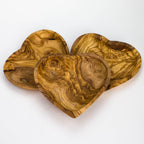 VOW | Olive Wood Heart Rolling Tray/Smoker's Gift
