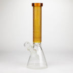 COBRA | 14" sandblasted geometric graphic 7 mm glass bong [YK06]