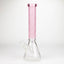 COBRA | 14" sandblasted geometric graphic 7 mm glass bong [YK05]