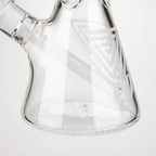 COBRA | 14" sandblasted geometric graphic 7 mm glass bong [YK05]