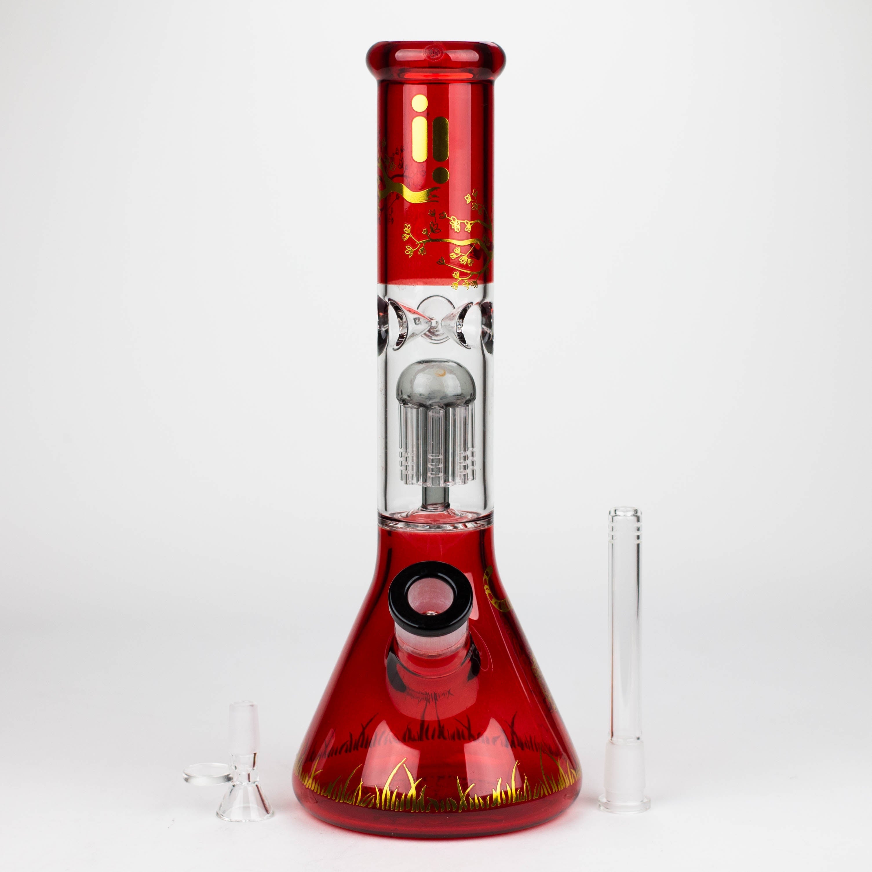 Infyniti | Untamed 14" 7 mm classic beaker water bong - Tiger [GP2019] Secondary image