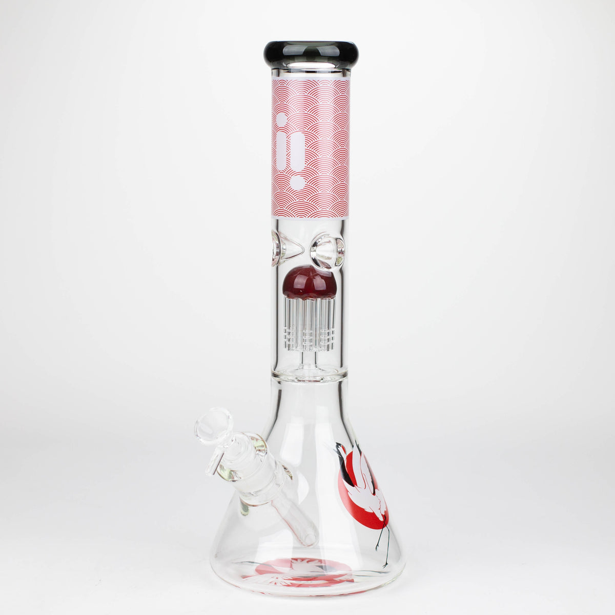 Infyniti | Untamed 14" 7 mm classic beaker water bong - Crane [GP2020] Main image