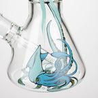 Infyniti | Untamed 14" 7 mm classic beaker water bong - Octopus [GP2014]