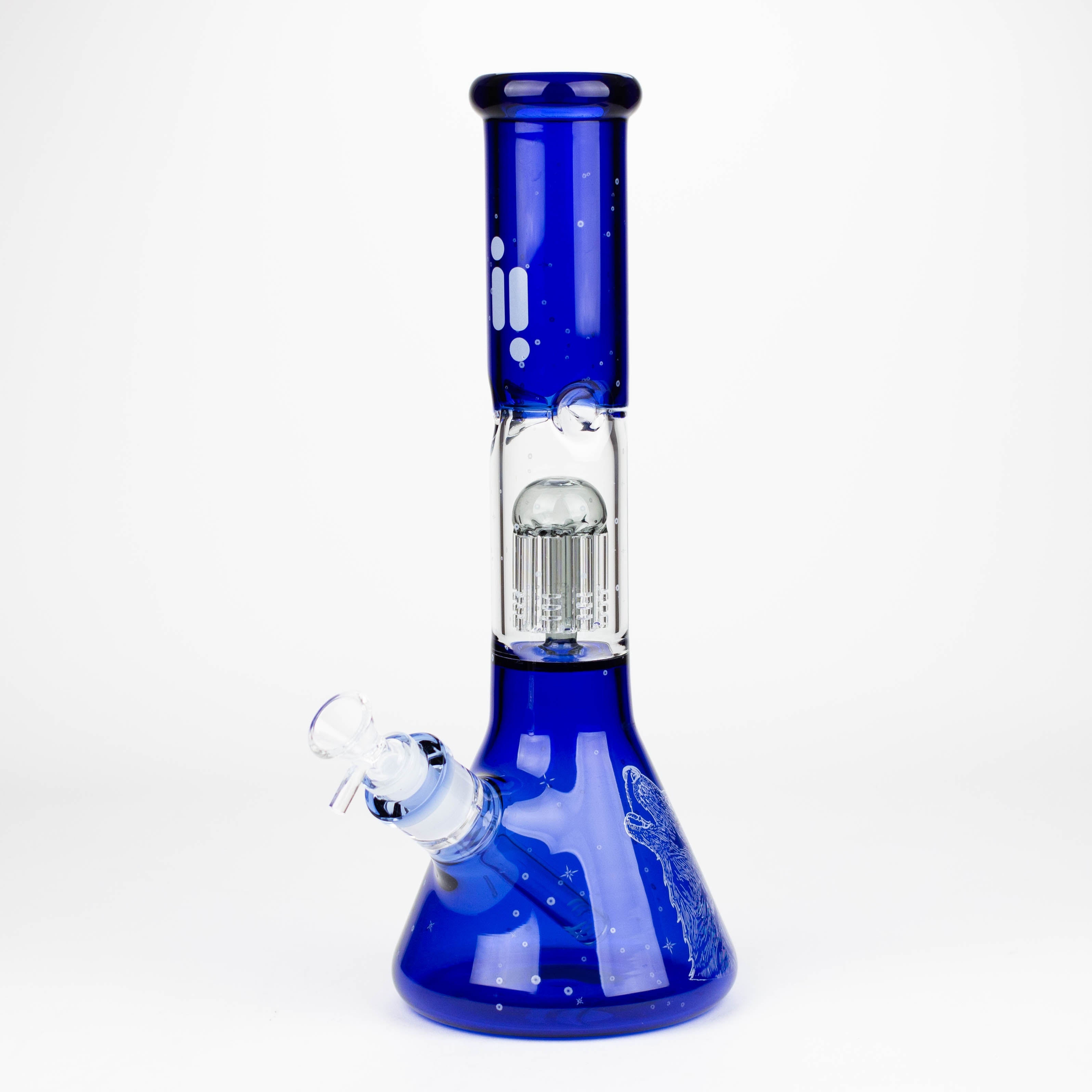 Infyniti | Untamed 14" 7 mm classic beaker water bong - Wolf [GP2018] Main image