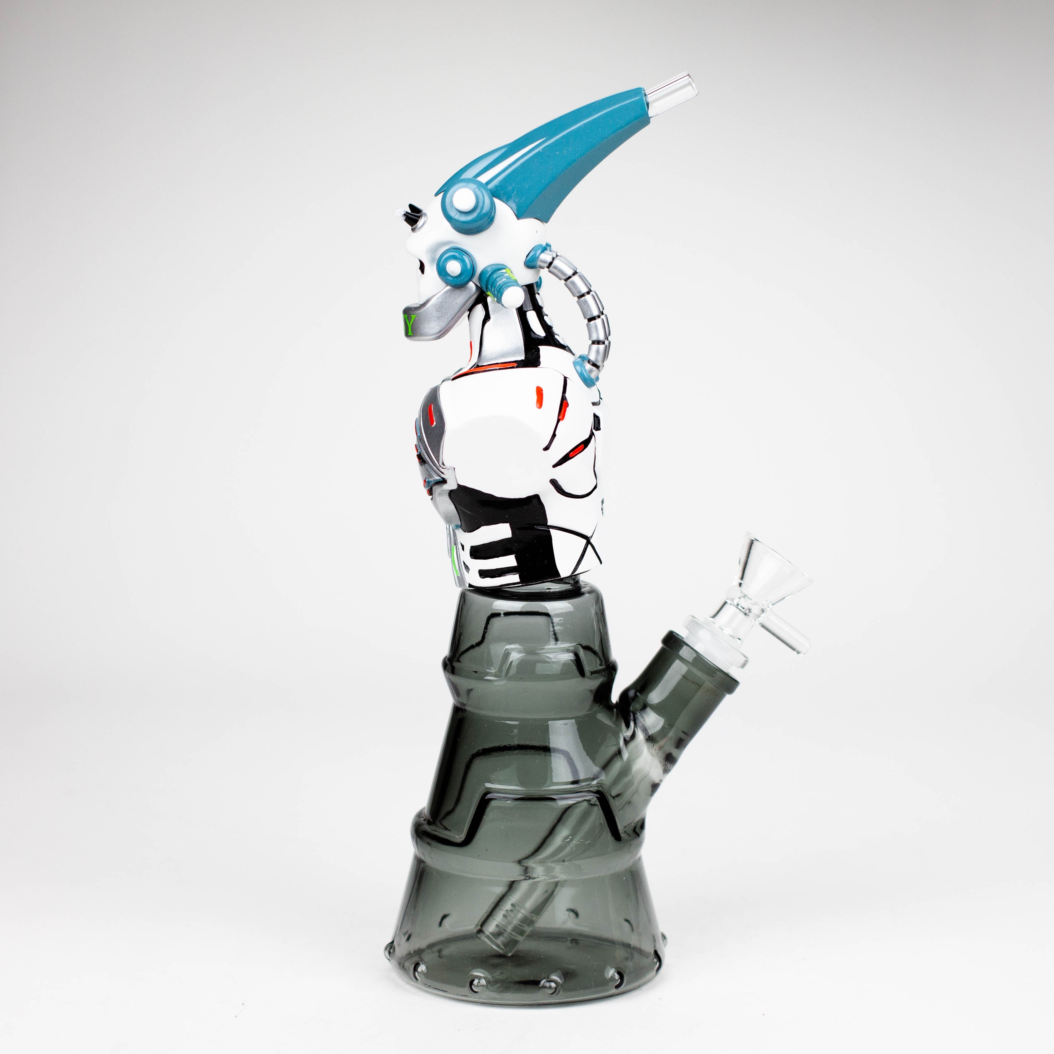 10'' Resin Mechanical skull water pipe [CY011] Secondary image