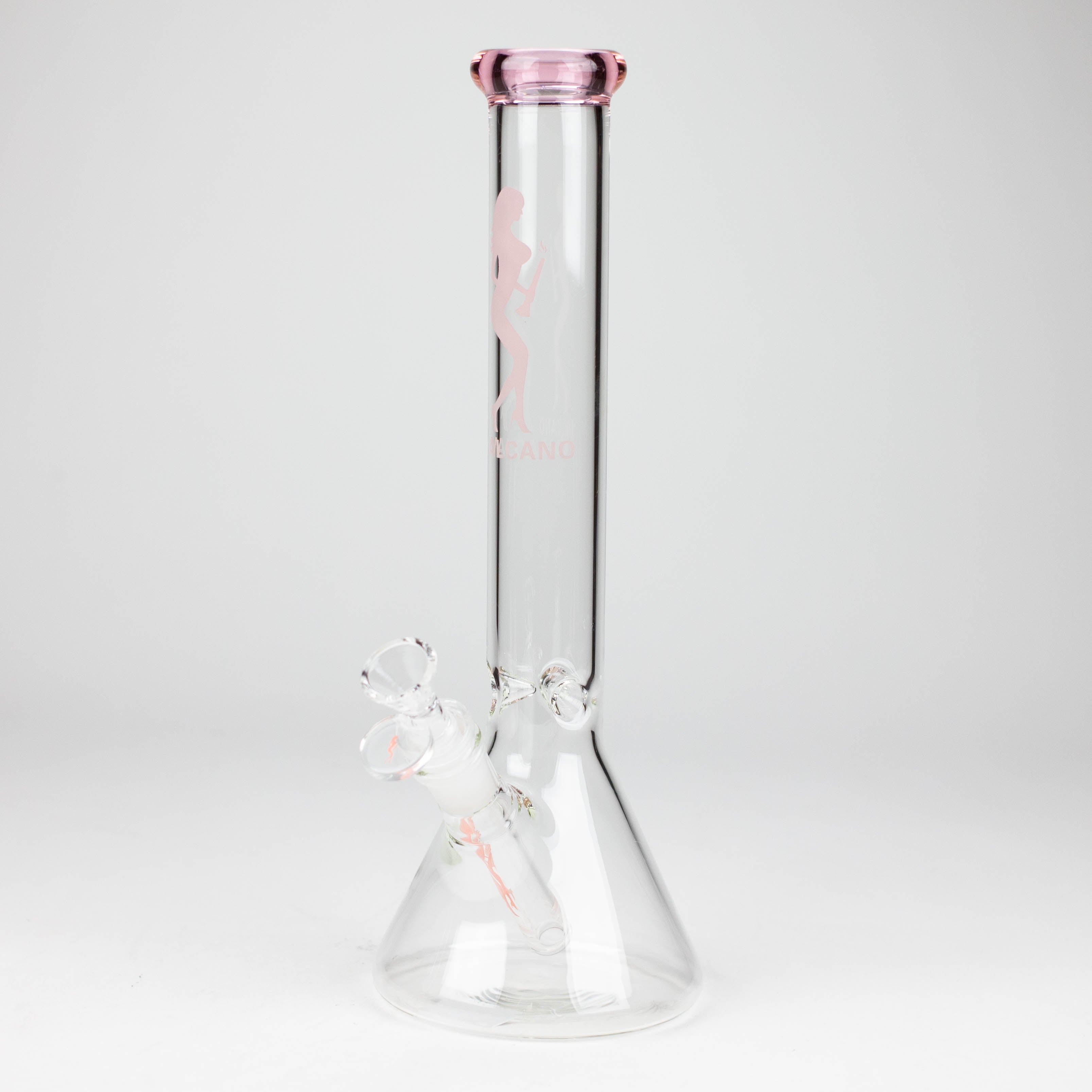 VALCANO | 12" beaker glass water bong [GB16710] Secondary image