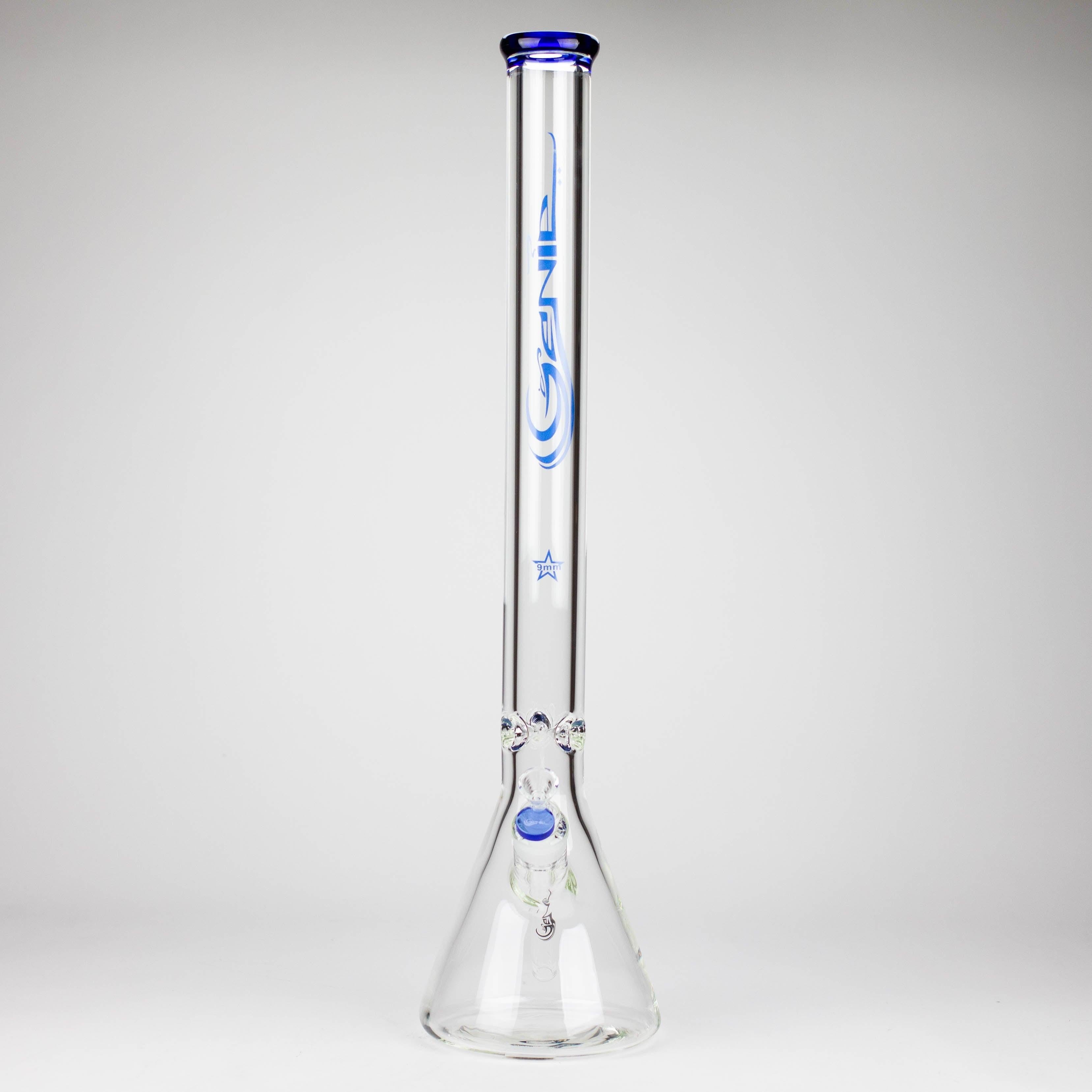 GENIE | 22" 9 mm Beaker Glass Bong [GE1003]