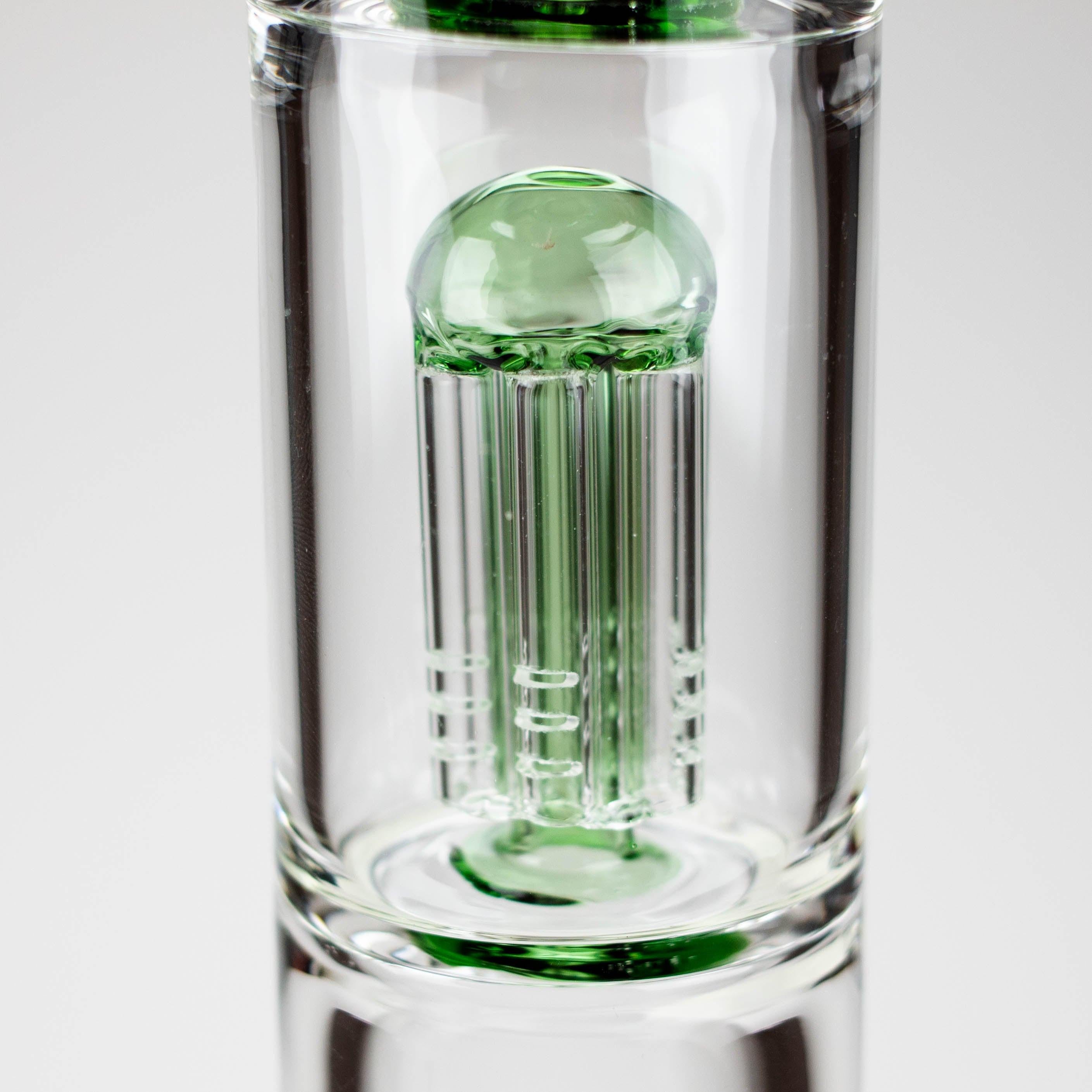 GENIE | 24" 9mm Triple Percolator Beaker Glass Bong [GB1907]