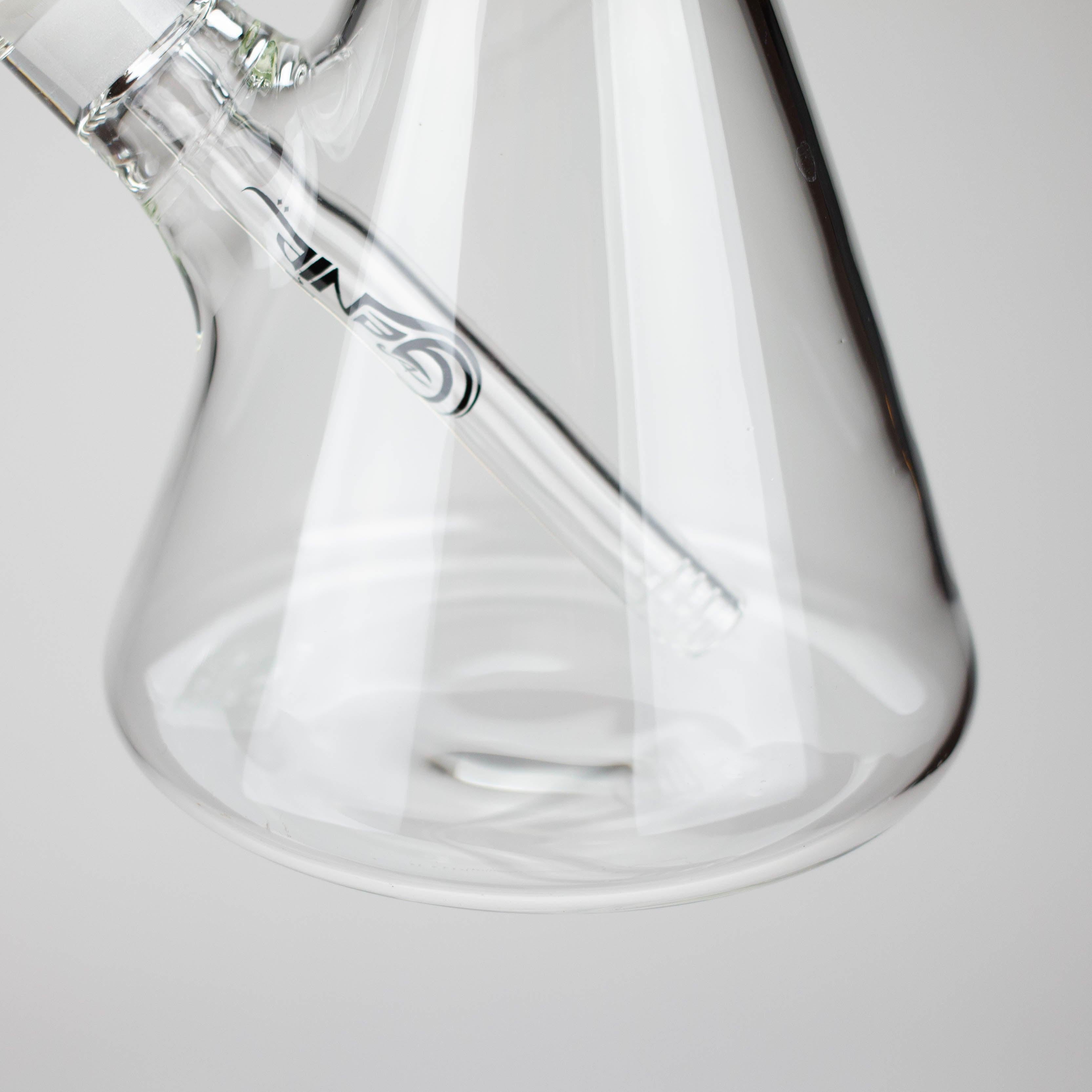 GENIE | 24" 9mm Triple Percolator Beaker Glass Bong [GB1907]