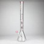 GENIE | 24" 9mm Triple Percolator Beaker Glass Bong [GB1907]