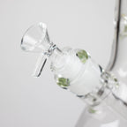 diamond | 14" Crypto Beaker Glass water Bong