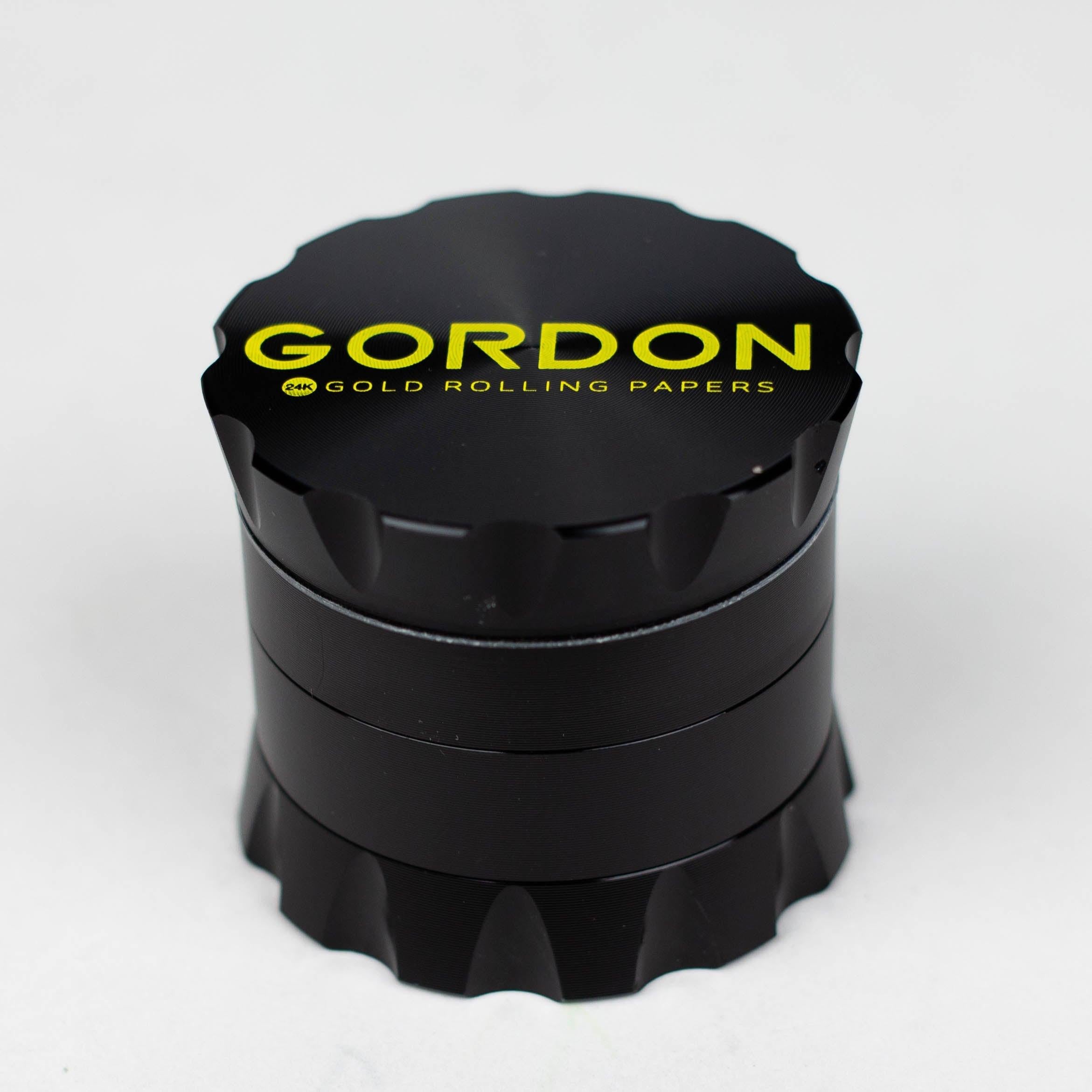 GORDON | 4 Lay Aluminum Alloy Herb Grinder Box of 6 [PH5034-Gordon] Main image
