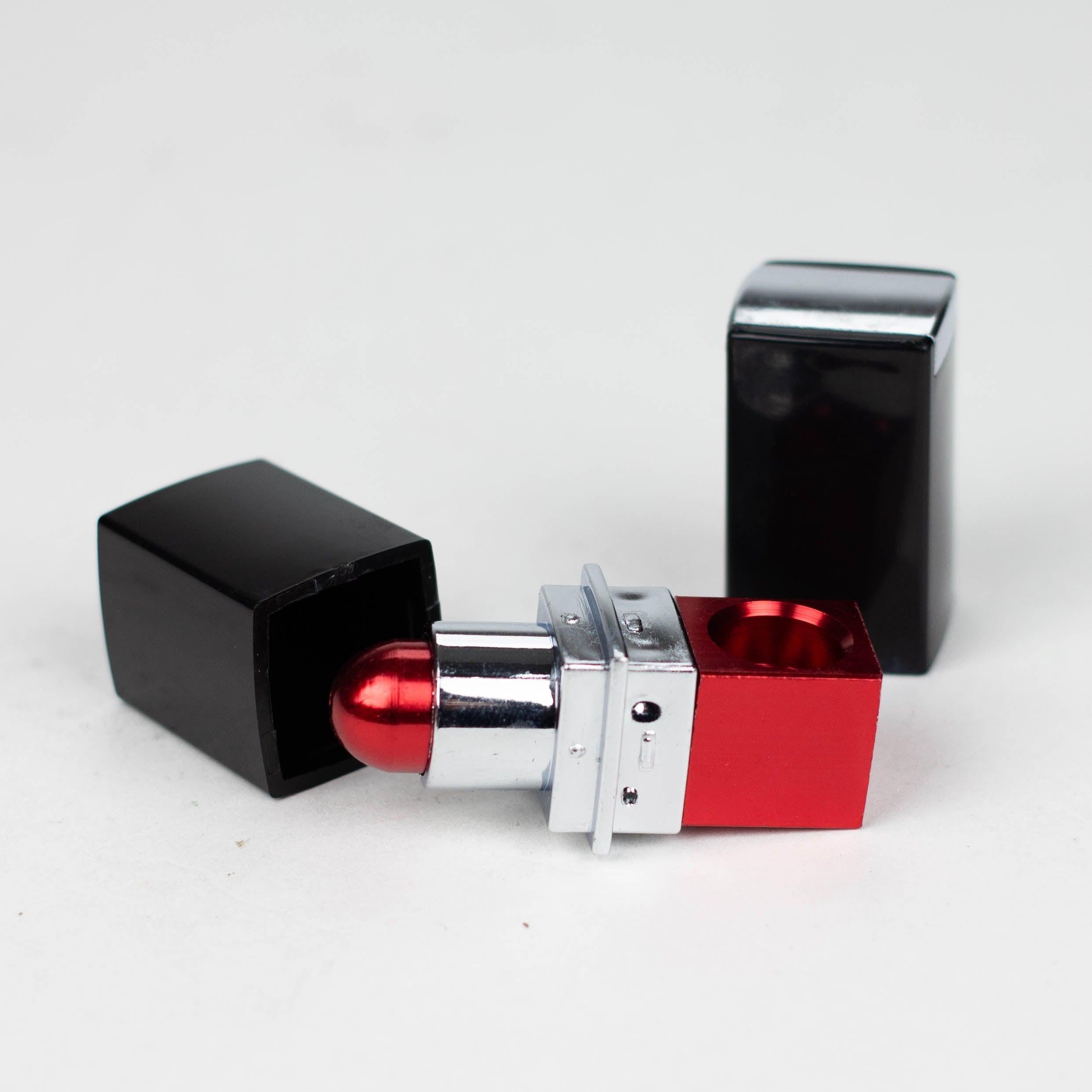 3" Discreet Fashionable Lipstick Aluminum Smoking Pipe [RT-15]