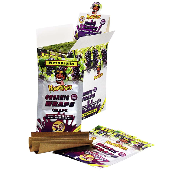Honey Puff | Organic Flavored Hemp Wrap Boxes of 50 [P810XX]