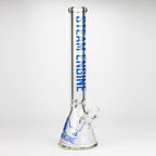 Steam Engine™ | 18 Inch 9mm glass bong with stickers by golden crown
