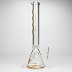 Golden Crown™ | 18 Inch 9mm glass bong with Signature and 24K Gold Emblem