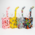 Fortune | 8" Hydrographic Silicone Square Pipe-Assorted [SP1001P]