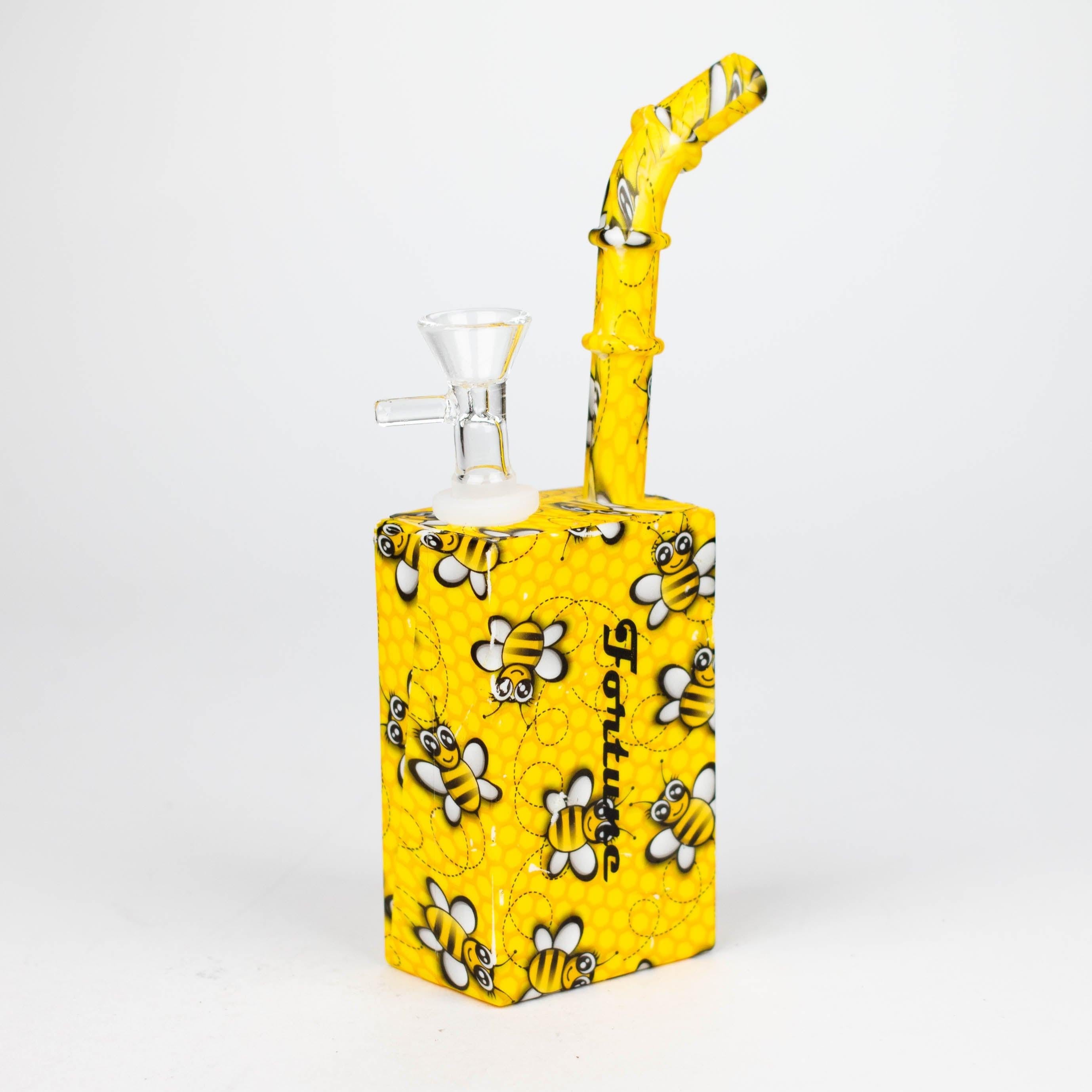 Fortune | 8" Hydrographic Silicone Square Pipe-Assorted [SP1001P] Secondary image