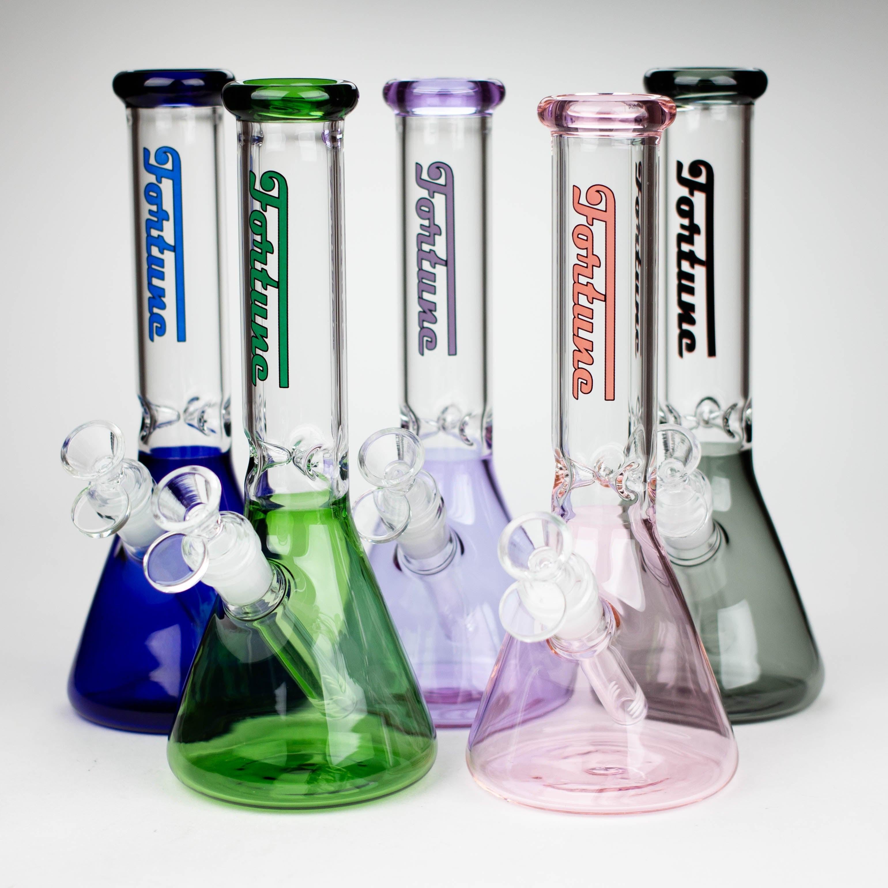 Fortune | 10" 4mm Color Beaker bong [103804] Main image