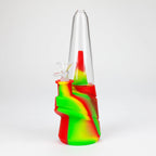 8.5" Silicone cone shape water bong-Assorted [H151]